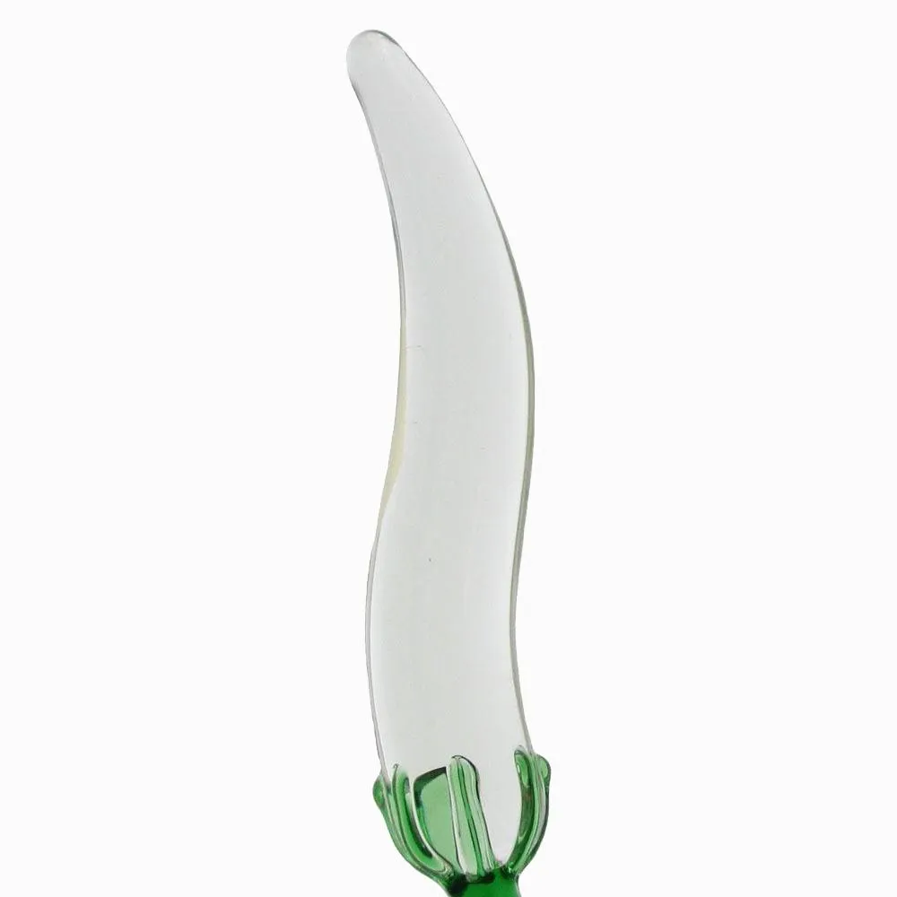 Chili Pepper Glass Dildo