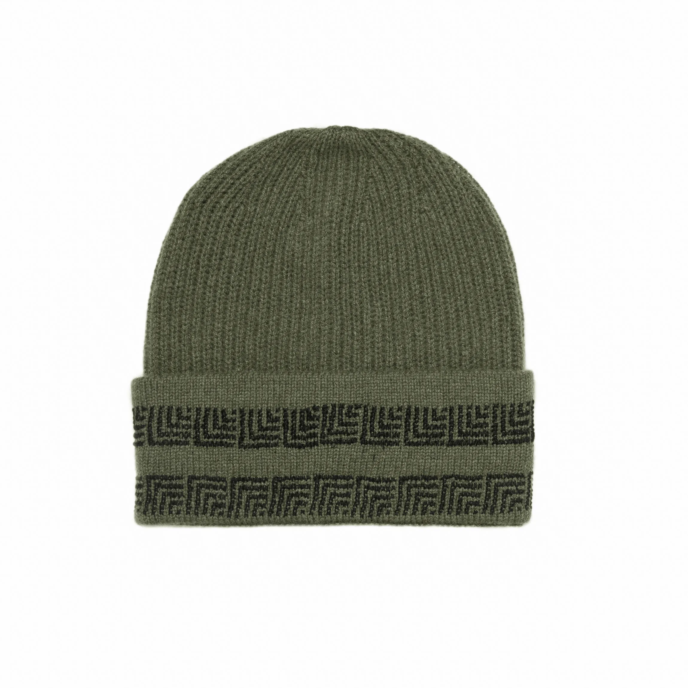 KHAKI CASHMERE BEANIE