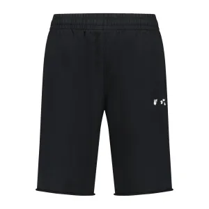 OFF-WHITE  COTTON SWEAT SHORTS BLACK