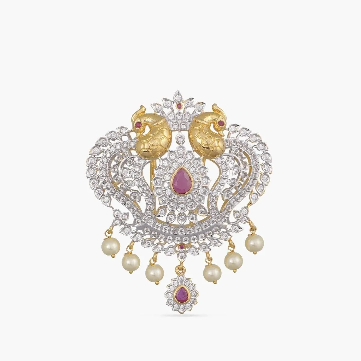 Vibha Nakshatra CZ Hair Brooch