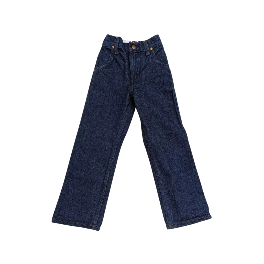 Wrangler Kid's Cowboy Cut Elastic Back Blue Jeans