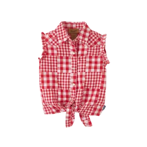 Wrangler Kid's Snap Front Red Shirt